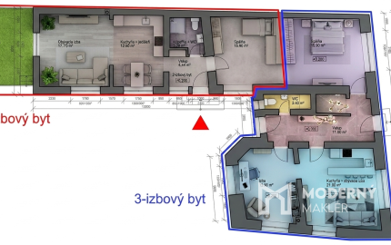 Na predaj rodinný dom s dvoma bytovými jednotkami v Kysuckom Novom Meste