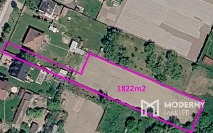 Na predaj veľkorysý stavebný pozemok v obci Horný Bar - Šuľany