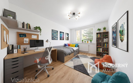 Na predaj 3-izbový byt s dvoma loggiami, BA - Karlova Ves