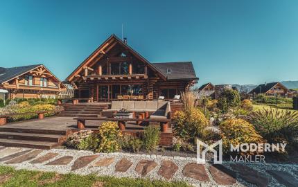 Na predaj exkluzívny zrub s priamym prístupom k vode a absolútnym súkromím v lukratívnej lokalite pri Liptovskej Mare