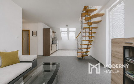 Na predaj štýlový 3-izbový mezonetový byt v centre Žiliny