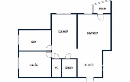 Na predaj svetlý 3-izbový byt s balkónom v Karlovej Vsi – blízko lesa a centra