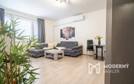 Na prenájom kompletne zrekonštruovaný 2-izbový byt vo Vrábľoch