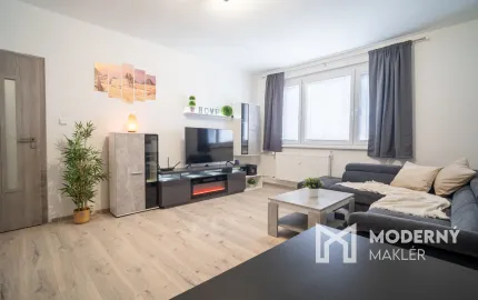 Na prenájom kompletne zrekonštruovaný 2-izbový byt vo Vrábľoch