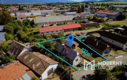 Na predaj rodinný dom v obci Košťany nad Turcom