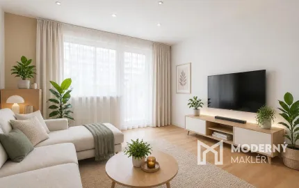 Na predaj svetlý 3-izbový byt s balkónom v Karlovej Vsi – blízko lesa a centra