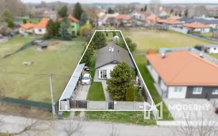 Na predaj rodinný dom s veľkorysým pozemkom v obci Kyselica