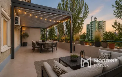 Na predaj 2-izbový byt s výnimočnou 60 m² terasou na Miletičovej v Bratislave