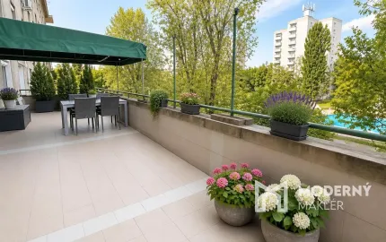 Na predaj 2-izbový byt s výnimočnou 60 m² terasou na Miletičovej v Bratislave