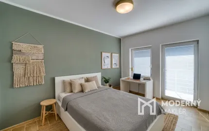 Na predaj priestranný 5-izbový rodinný dom v Ružinove s kanceláriou, pozemkom a dvojgarážou