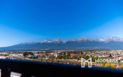 Na predaj priestranný 4-izbový byt v Poprade s výhľadom na Vysoké Tatry