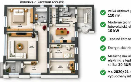 NA PREDAJ PRIESTRANNÝ 4-IZBOVÝ BYT SO ZÁHRADKOU V BLÍZKOSTI SENCA
