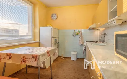 Na predaj priestranný 3-izbový byt s loggiou v Košiciach – Staré Mesto