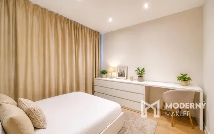 Na predaj kompletne zrekonštruovaný 3,5-izbový byt s loggiou, Gabčíkova, Karlova Ves – Bratislava
