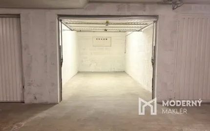Na predaj samostatná garáž v garážovom dome – Bratislava (Petržalka, Šustekova ul.)