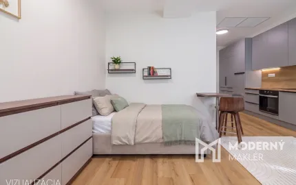 Na prenájom moderný 1-izbový byt v projekte Anička Residence – Košice, Sever