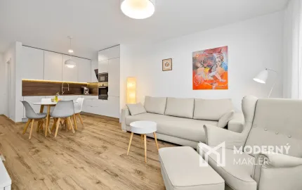 Na predaj výnimočný 2-izbový byt s loggiou v novostavbe Malé Krasňany, Bratislava – Rača