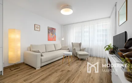 Na predaj výnimočný 2-izbový byt s loggiou v novostavbe Malé Krasňany, Bratislava – Rača