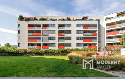 Na predaj výnimočný 2-izbový byt s loggiou v novostavbe Malé Krasňany, Bratislava – Rača