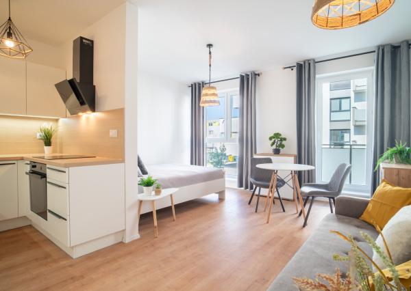 Na prenájom kompletne zariadený 1-izbový byt v novostavbe projektu Noemis v Stupave