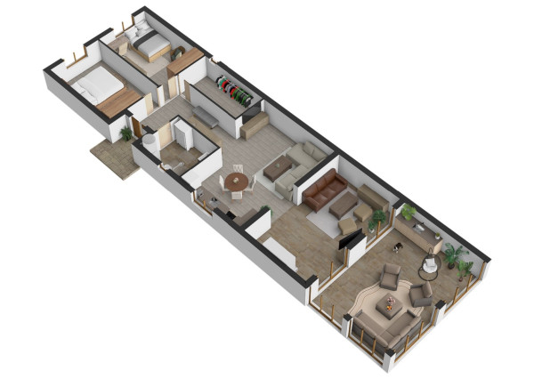 Na predaj priestranný 4-izbový rodinný dom v obci Vieska