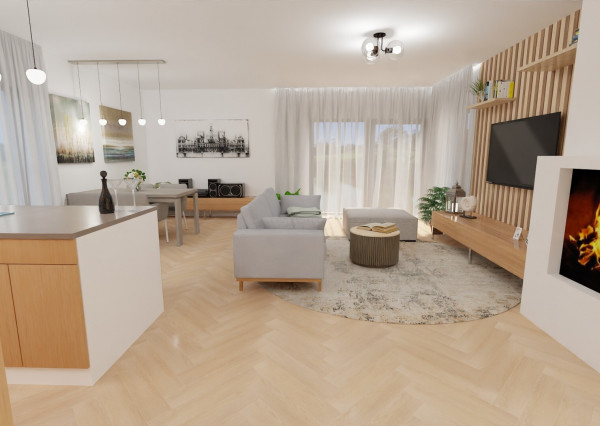 Na predaj 4-izbová novostavba s dvojgarážou v Suchohrade