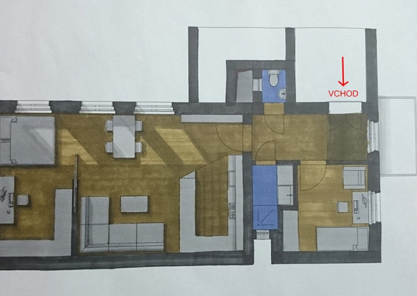 Na prenájom štýlový 2,5-izbový byt na Palisádach v Bratislave