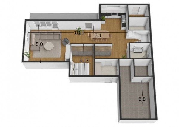 Na predaj 5-izbový dom v lokalite Melčice-Lieskové, časť Dolina