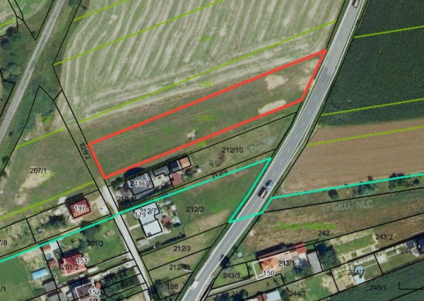 Exkluzívne na predaj stavebný pozemok3331m2- Dolné Naštice