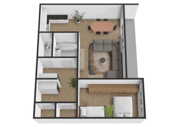 Na predaj 2-izbový byt s balkónom v Trenčíne - Juh I