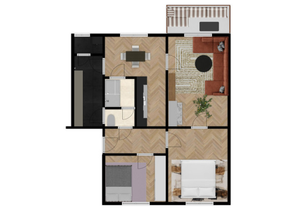 Na predaj príjemný 3-izbový byt v Bánovciach nad Bebravou