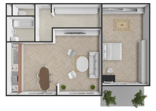 Na predaj moderný 2-izbový byt na Zlatovskej ulici v Trenčíne