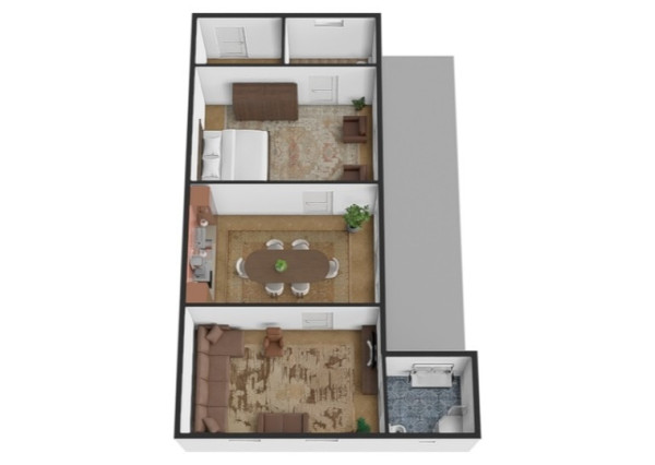 Na predaj kompletne zariadená chata v obci Bardoňovo