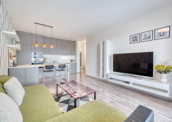 Na predaj 2-izbový zariadený byt v novostavbe Bory