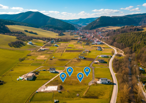 Na predaj pozemky na výstavbu rodinných domov v lokalite Stupné