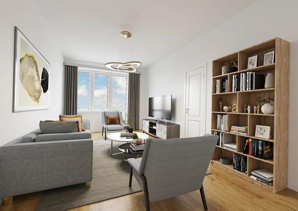 Na predaj dobre dispozične riešený 4-izbový byt s loggiou v meste Humenné