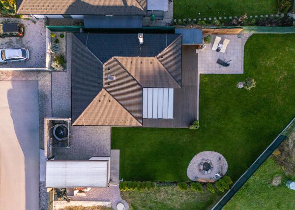 Na predaj novostavba 4-izbového luxusného rodinného domu v obci Dulova Ves – Vlčie doly