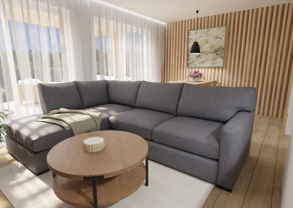 Predaj 4-izbová bytová jednotka v dvojdome v Lehniciach