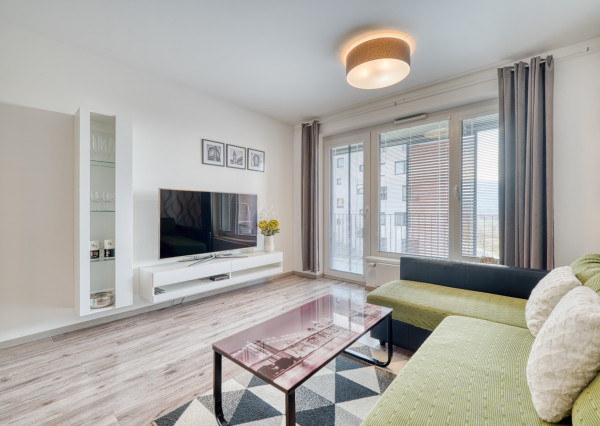 REZERVOVANÉ: Na predaj 2-izbový zariadený byt v novostavbe Bory