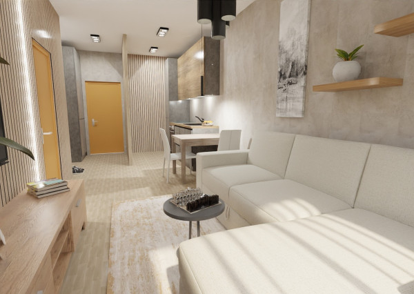 Na predaj investičný 2-izbový apartmán (nebytový priestor) v Bardejove s možnosťou prenosu DPH