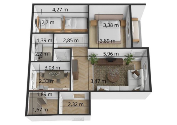 Na predaj 3-izbový byt na ulici J. G. Tajovského v Trnave