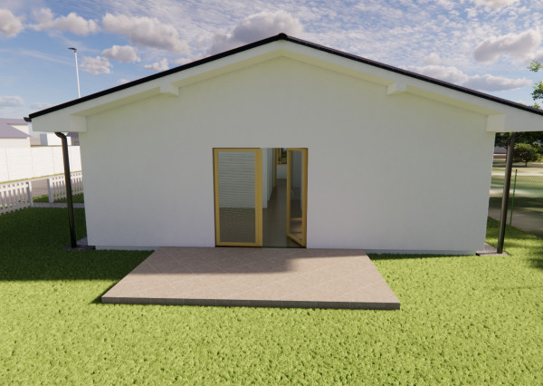 Na predaj 4-izbový bungalov TYP DOMU A  v obci Jelka