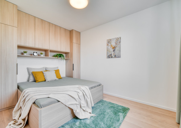 Na prenájom moderný 1-izbový byt s parkovacím miestom v Senici