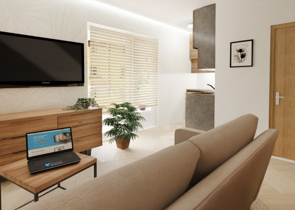 Na predaj investičný 1-izbový apartmán (nebytový priestor) v Bardejove s možnosťou prenosu DPH