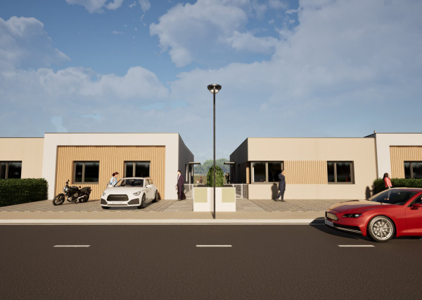 Na predaj novostavba dvojdom - Nové m. n. Váhom - Častkovce.