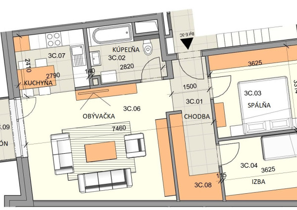 Na predaj 3-izbový byt v projekte Nová Palúdzka v Liptovskom Mikuláši