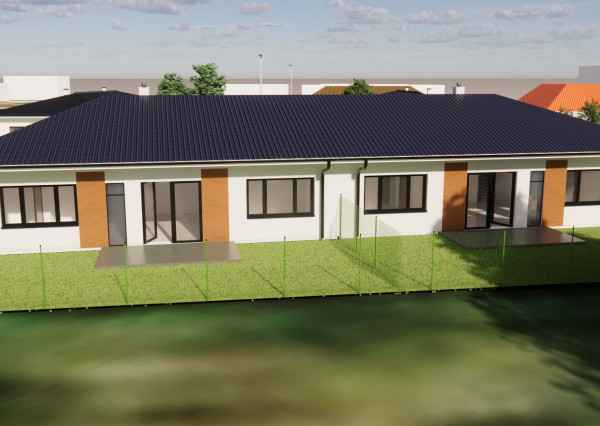 Na predaj 4-izbový rodinný dom TYP DOMU B  v obci Jelka