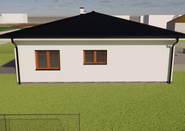 Na predaj 4-izbový rodinný dom TYP DOMU C  v obci Jelka