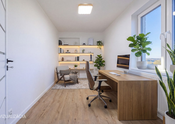 Na predaj zrekonštruovaný 3-izbový byt v obci Malcov