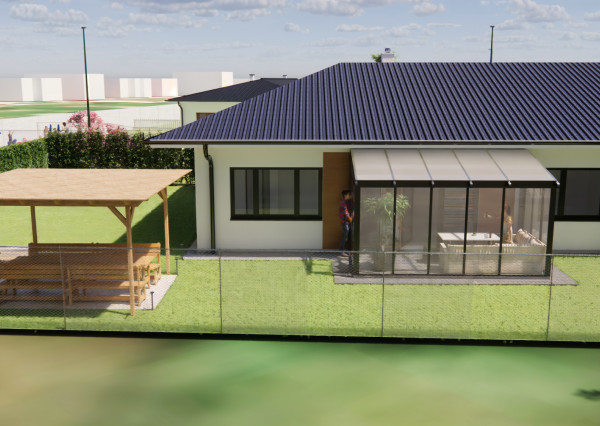 Na predaj 4-izbový rodinný dom TYP DOMU B  v obci Jelka